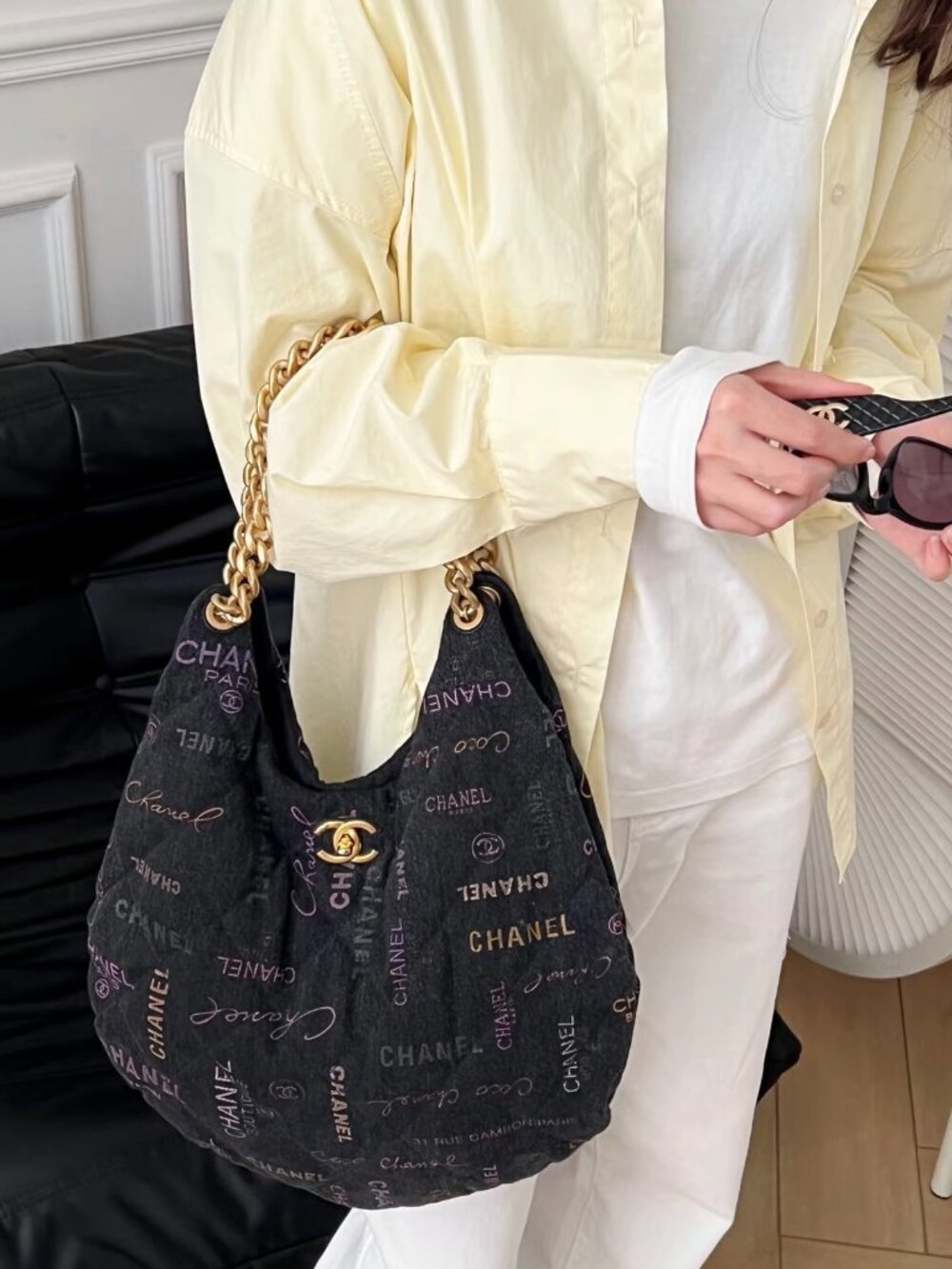 Chanel 2022 Denim Mood Hobo